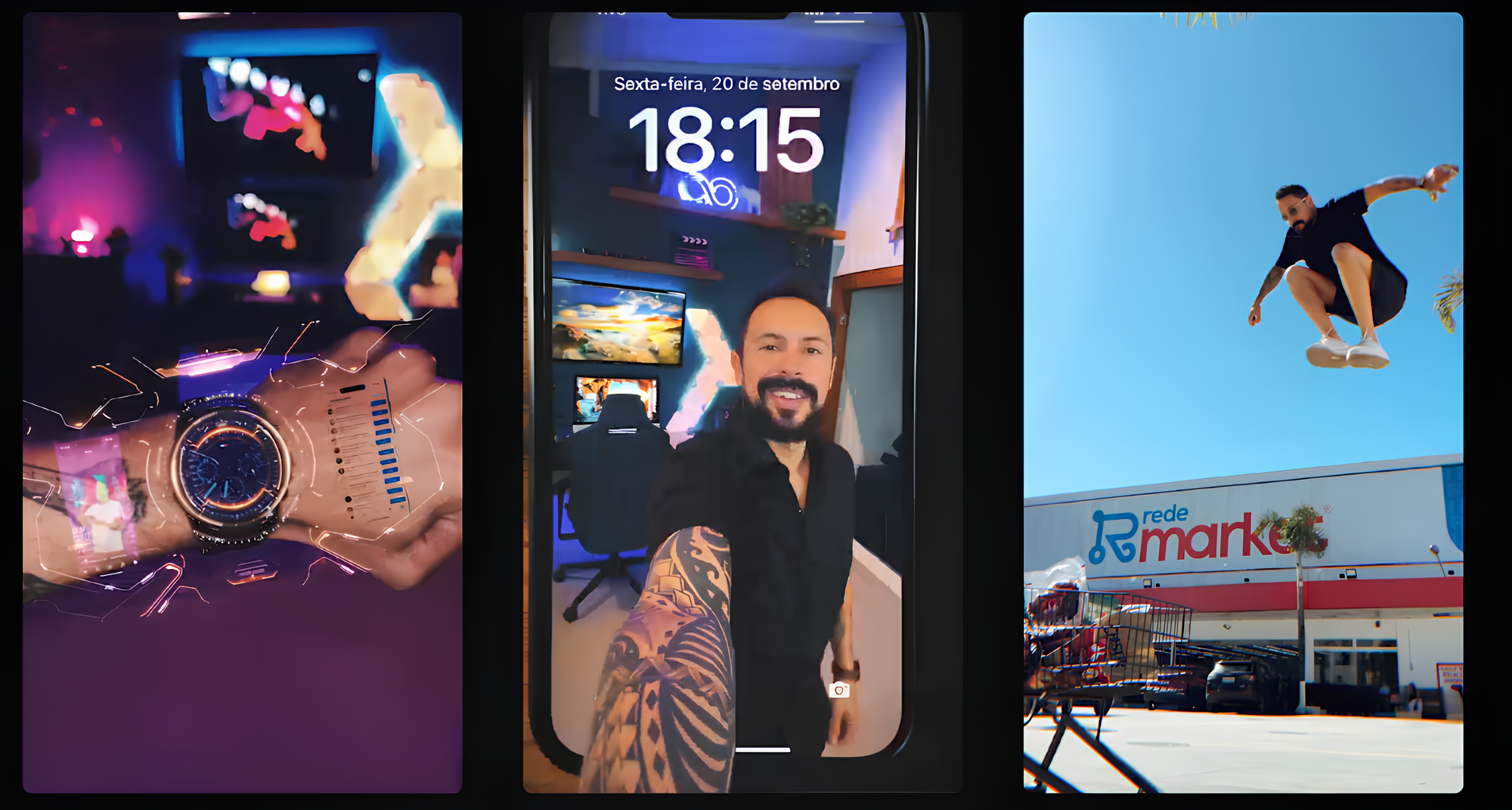 Exemplo de vídeo com efeitos do Curso Celular VFX